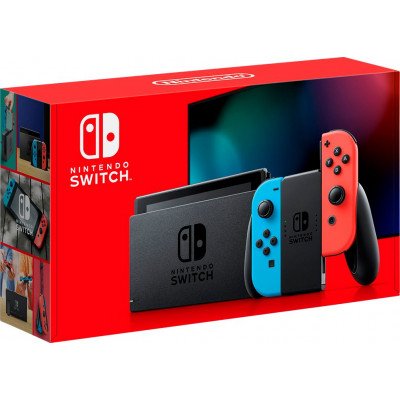 Nintendo - Switch 32GB Console - Neon Red/Neon Blue Joy-Con