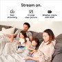 Chromecast with Google TV (4K)-  with Voice Search - Watch Movies, Shows, and Live TV in 4K HDR - Snow